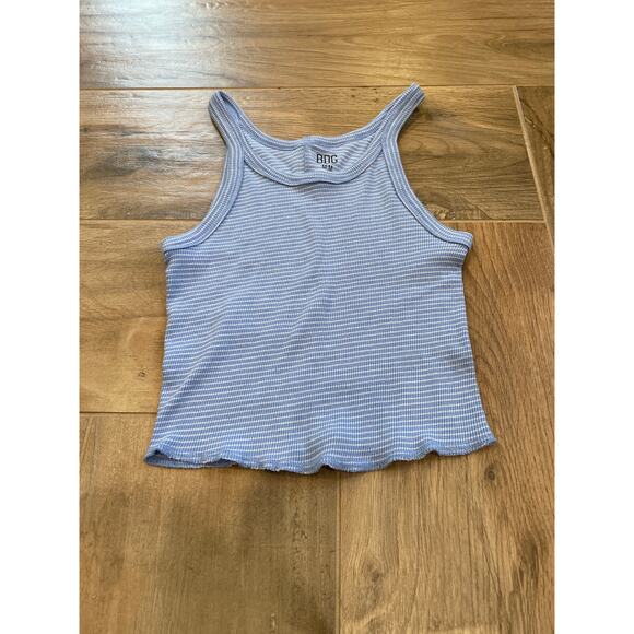 BDG Tank Women’s Medium Blue/White Stripe Summer Urban Outfitters - Picture 1 of 5